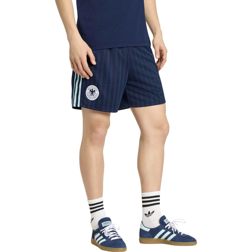 Germany Originals navy short sleeves presentation casual set 2026/27 - Adidas