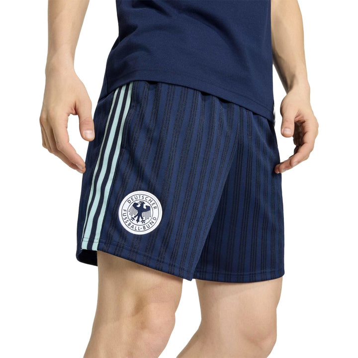 Germany Originals navy short sleeves presentation casual set 2026/27 - Adidas