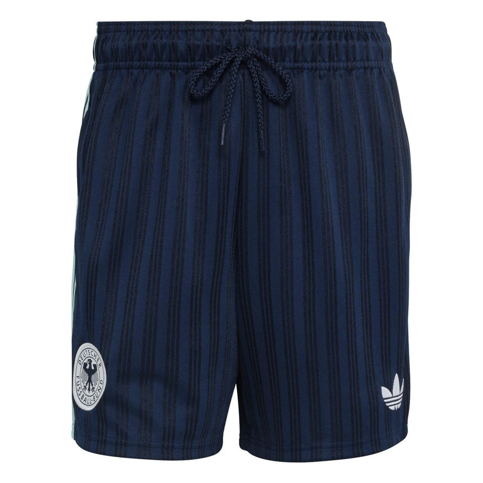 Germany Originals navy short sleeves presentation casual set 2026/27 - Adidas