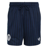 Germany Originals navy short sleeves presentation casual set 2026/27 - Adidas