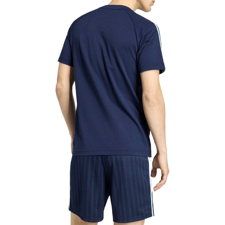 Germany Originals navy short sleeves presentation casual set 2026/27 - Adidas