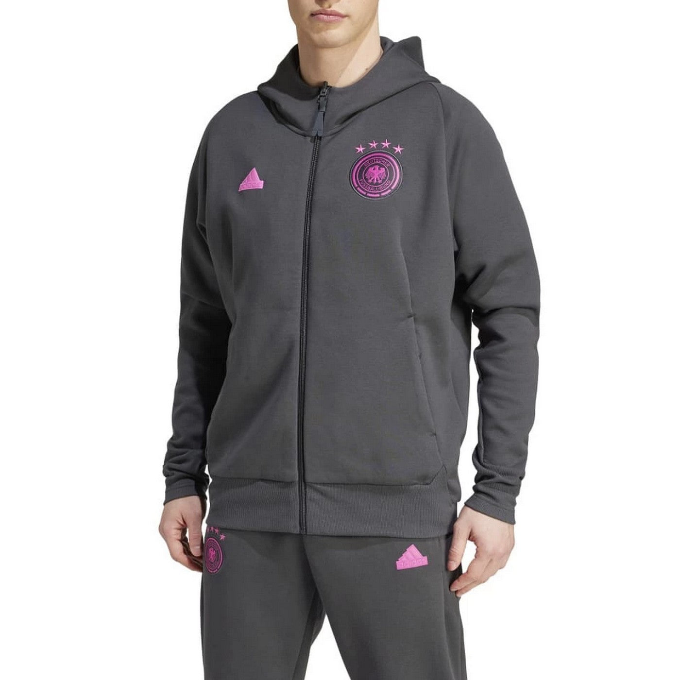 Germany Casual Travel hooded presentation tracksuit 2024/25 Adidas