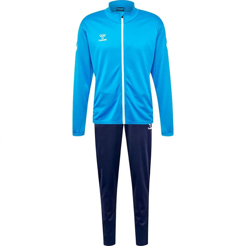 Logo Series Tracksuit Pro-Inspired Interlock Training Set - Light Blue - Hummel
