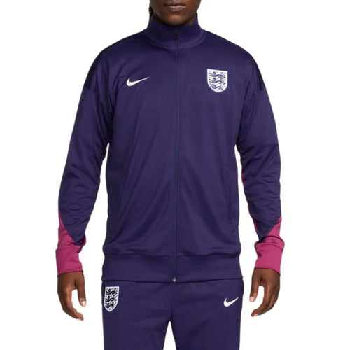 England training presentation Soccer tracksuit 2024/25 dark purple - Nike
