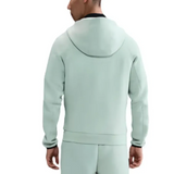Men's Inter Milan tech fleece tracksuit 2025 in light green with a comfortable hood and fitted style