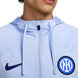 Inter Milan light blue hooded presentation tracksuit 2023/24 - Nike