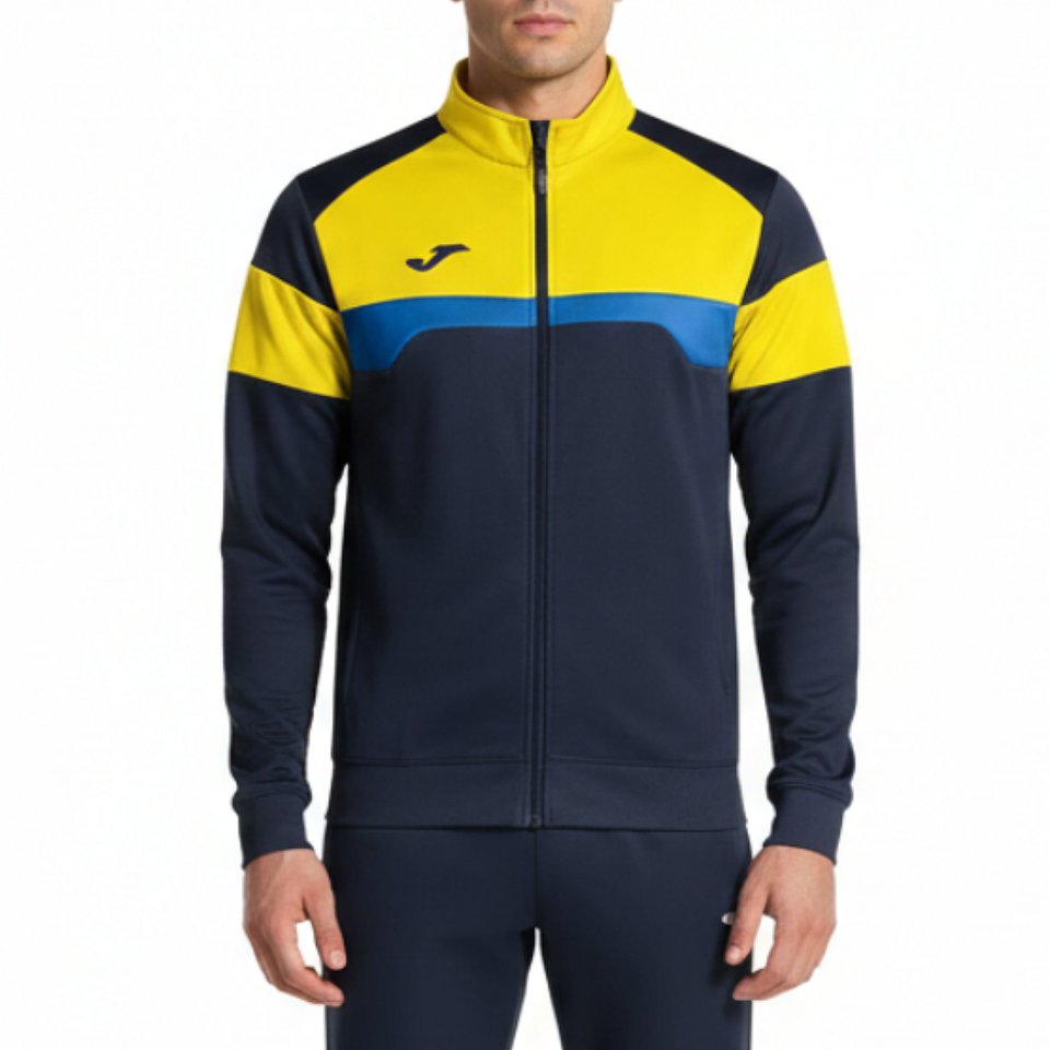 Danubio III Elite training Tracksuit European Style Slim-Fit - Navy/Yellow - Joma