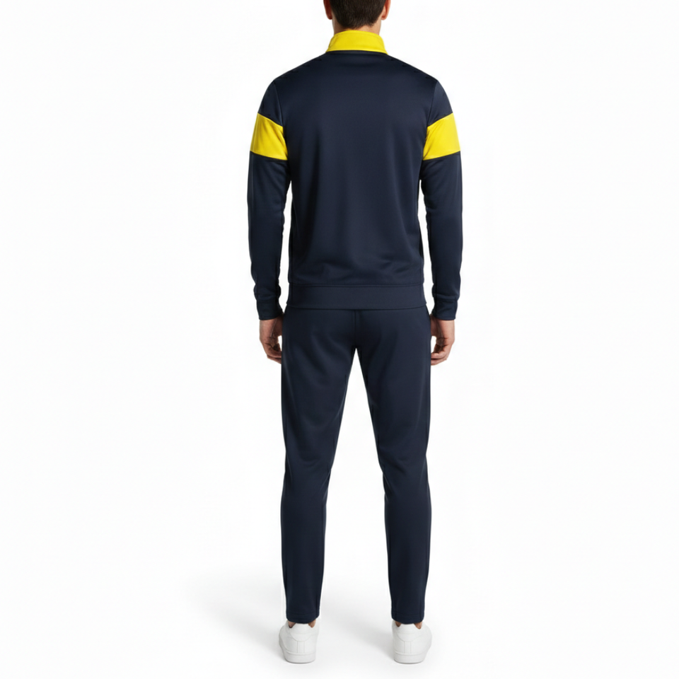 Danubio III Elite training Tracksuit European Style Slim-Fit - Navy/Yellow - Joma