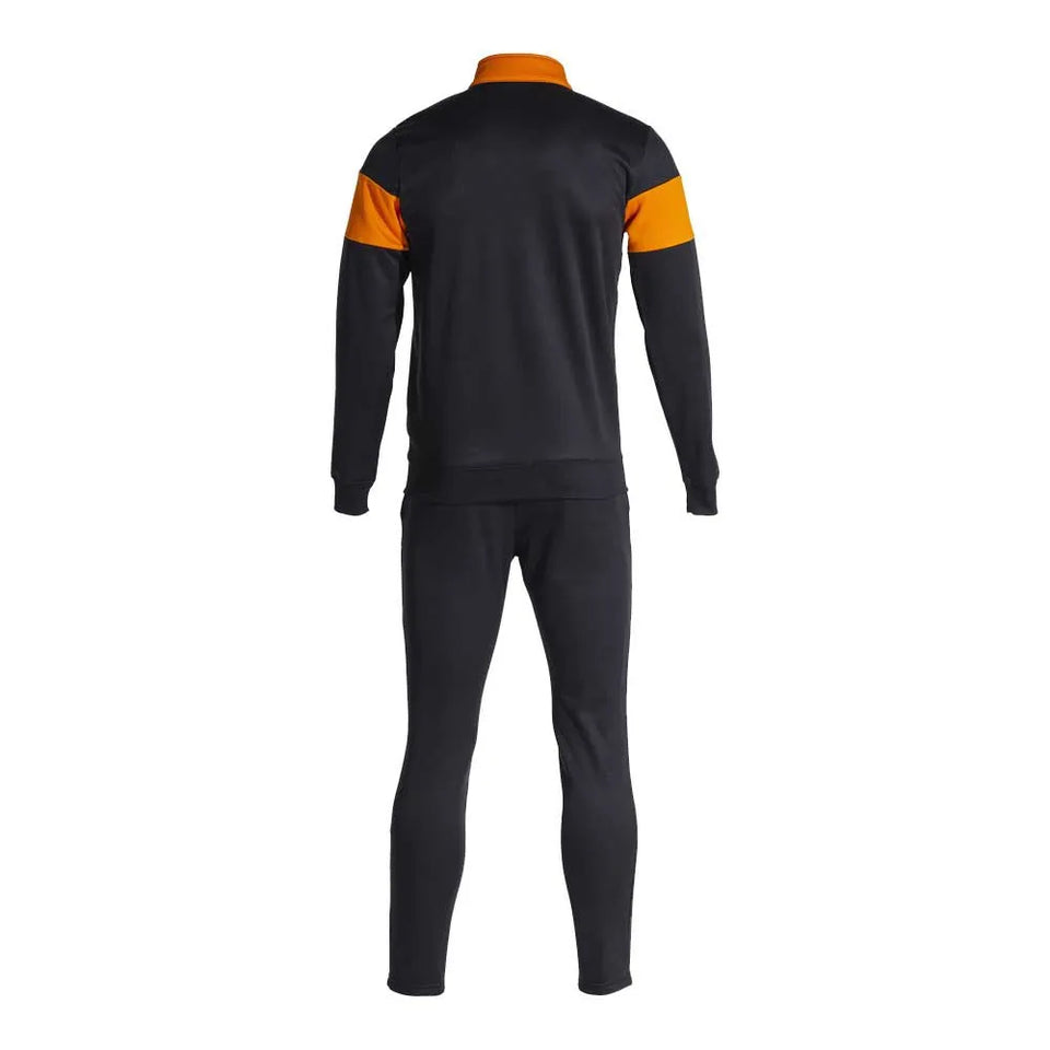 Danubio III Elite training Tracksuit European Style Slim-Fit - Black/Orange - Joma