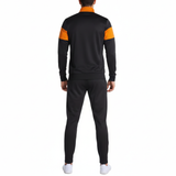 Danubio III Elite training Tracksuit European Style Slim-Fit - Black/Orange - Joma