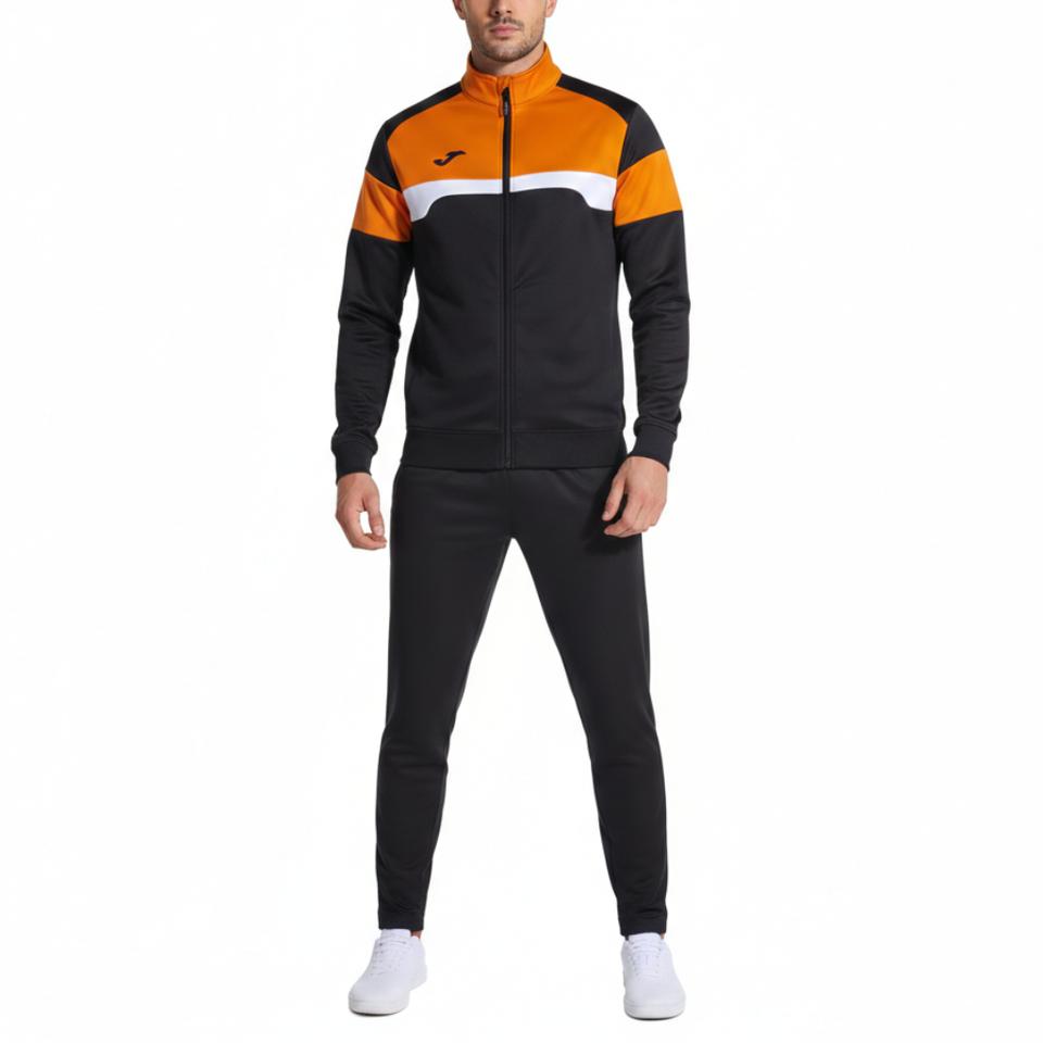 man wearing the Joma Danubio III tracksuit