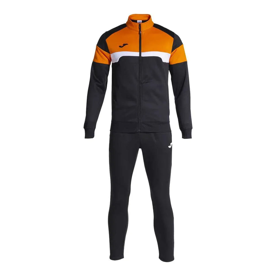 Danubio III Elite training Tracksuit European Style Slim-Fit - Black/Orange - Joma