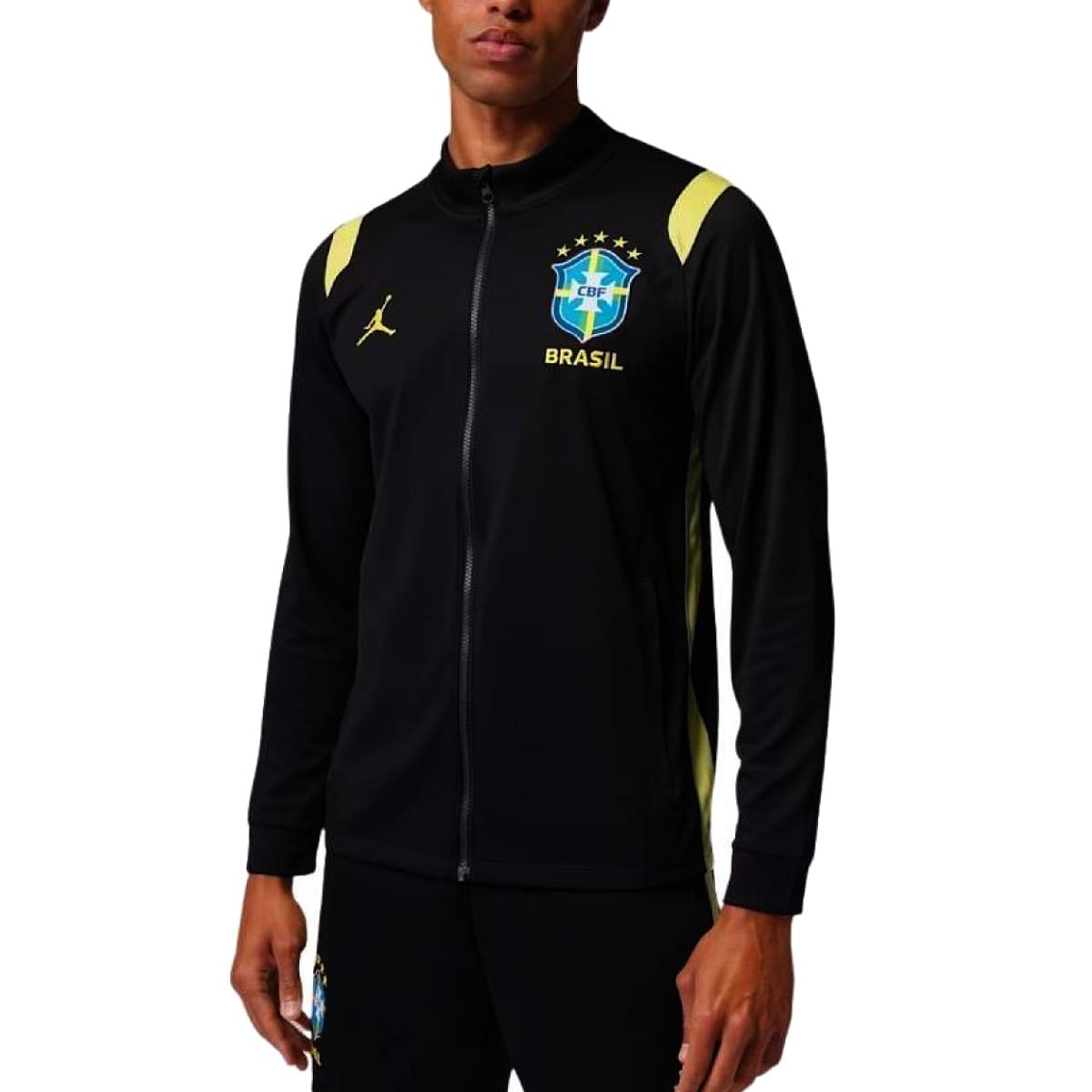 Jordan x Brazil black training presentation Soccer tracksuit 2026