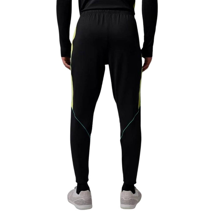 Jordan x Brazil black training technical soccer tracksuit set for adults with contrasting side details