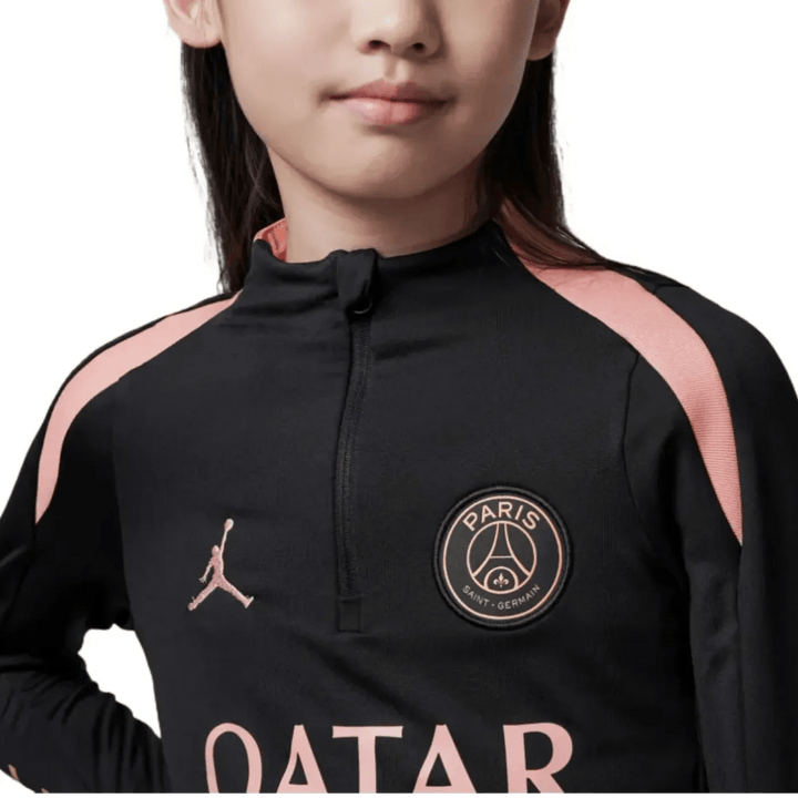 Kids - Jordan x PSG black UCL training technical tracksuit 2024/25 - Jordan
