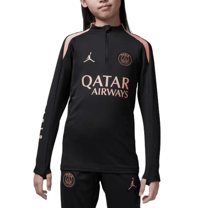 Kids - Jordan x PSG black UCL training technical tracksuit 2024/25 - Jordan