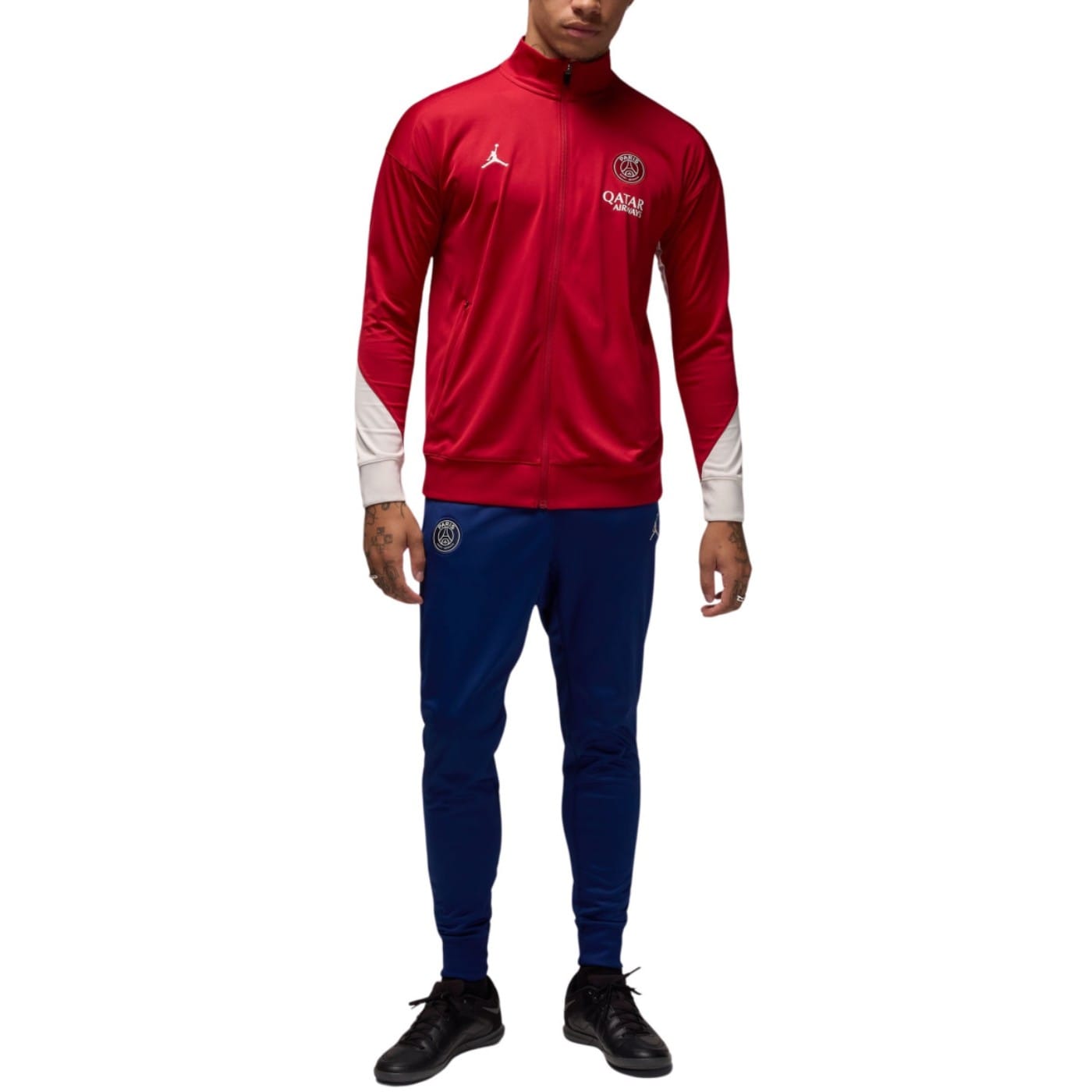 【激レア‼️】jordan × psg コラボ トラックスーツ サッカースパイク ジョーダン PSG サッカー トラックスーツ 2025 レッド/ネイビー パリ