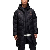 Jordan PSG UCL parka jacket in black with stylish design and comfortable fit for soccer fans