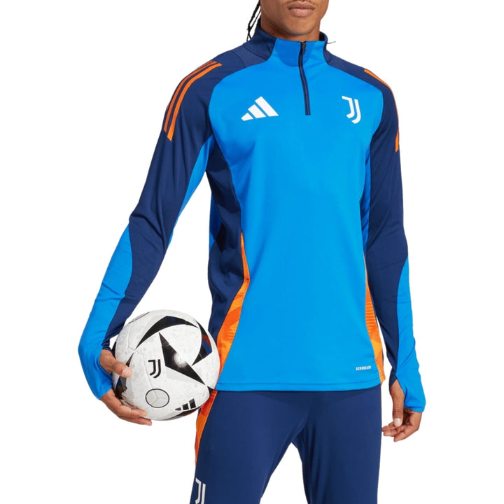 Juventus light blue training technical soccer tracksuit 2025 - Adidas