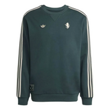 Juventus Adidas Originals sweat set 2025 26 in dark green with classic three stripes design