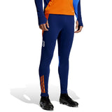 Juventus hooded training tracksuit 2024 in blue and orange for soccer enthusiasts and athletes