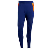 Juventus hooded training tracksuit 2024 in navy with orange accents for optimal comfort