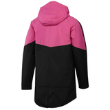 Juventus parka down jacket 2022 in black and pink with a hood and stylish design