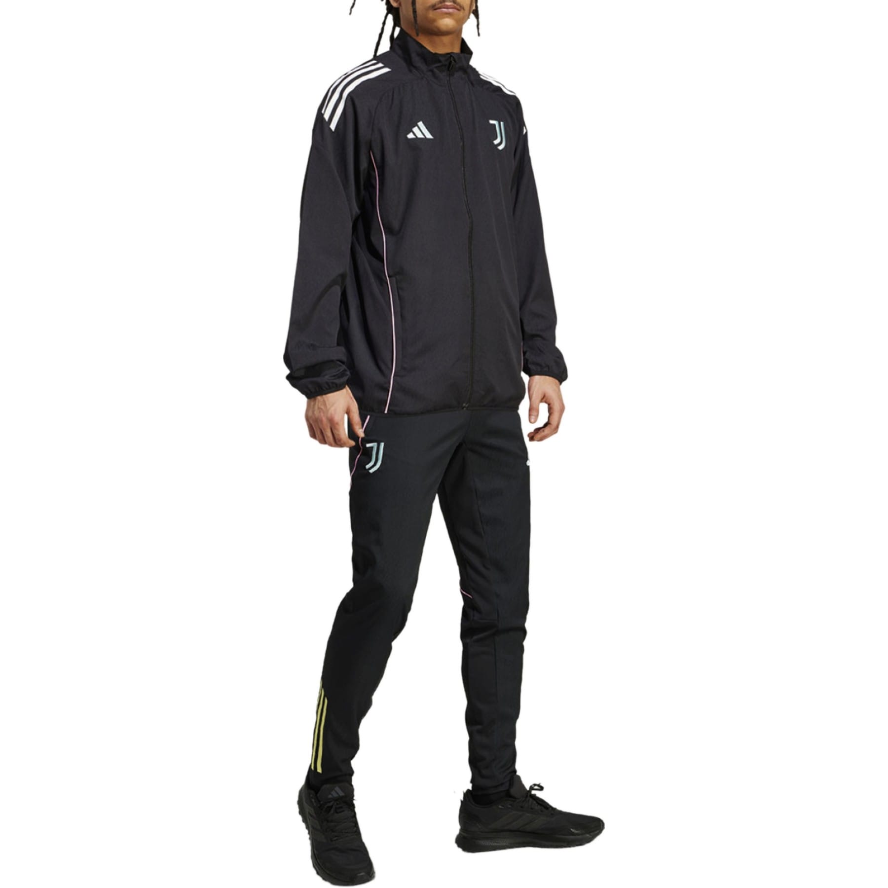Juventus black training presentation Soccer tracksuit 2025/26