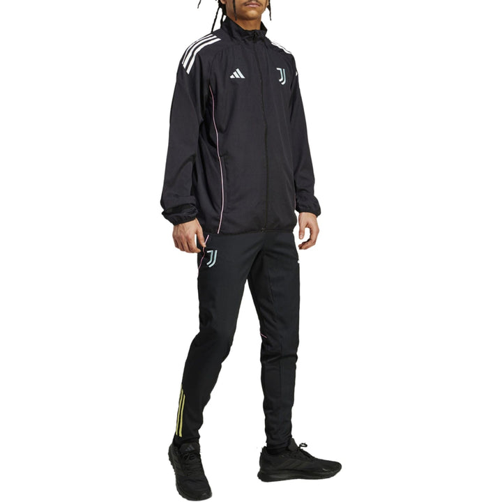 Juventus black training presentation soccer tracksuit 2025/26 - Adidas