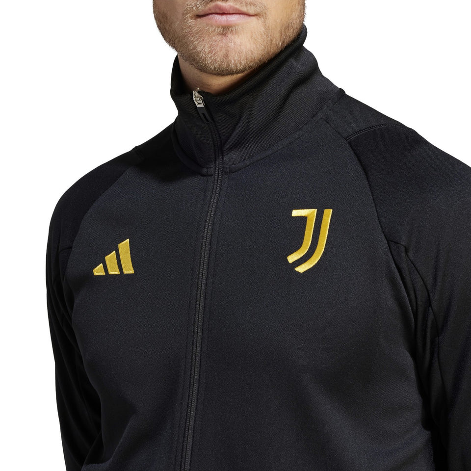 Juventus black training bench tracksuit 2023/24 - Adidas