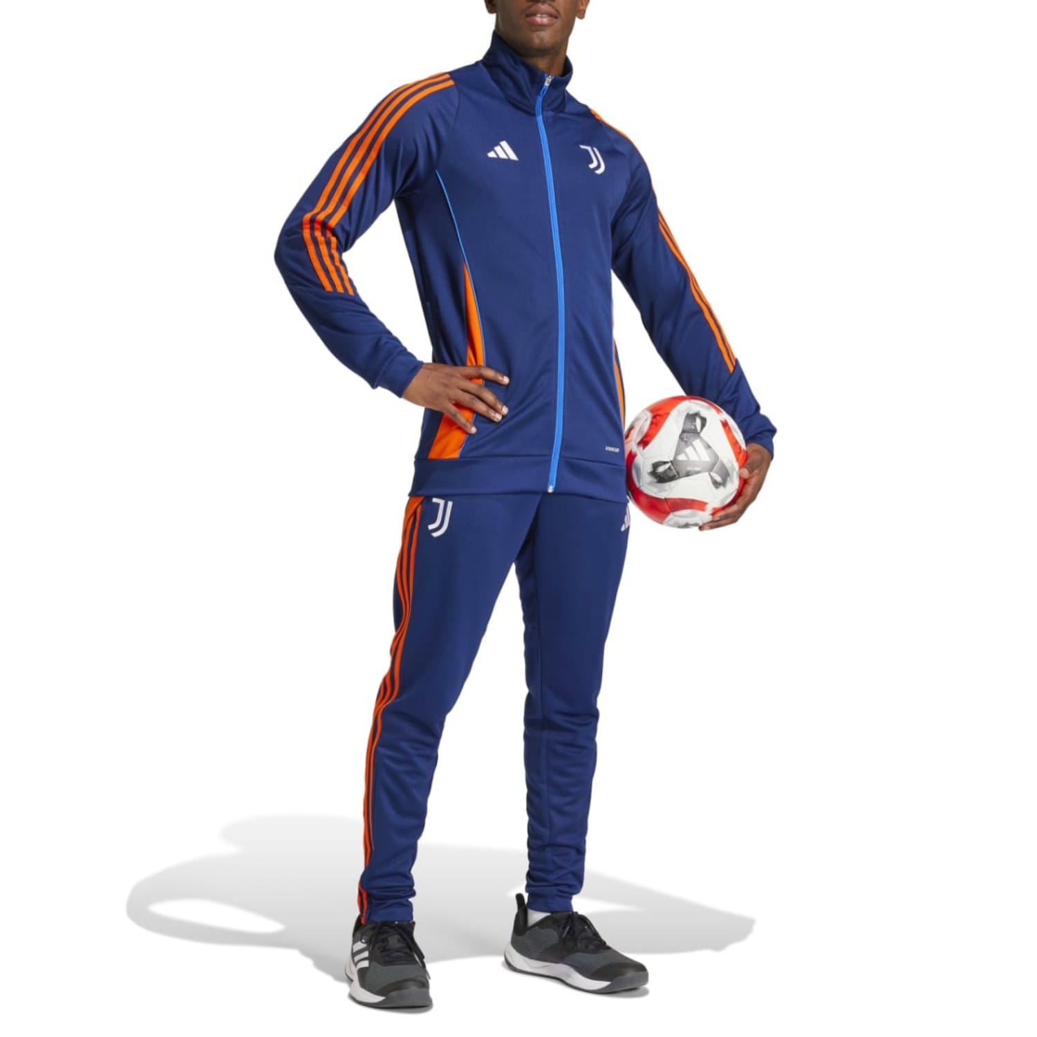 Official Juventus Navy Bench Tracksuit 2024/25 - Adidas