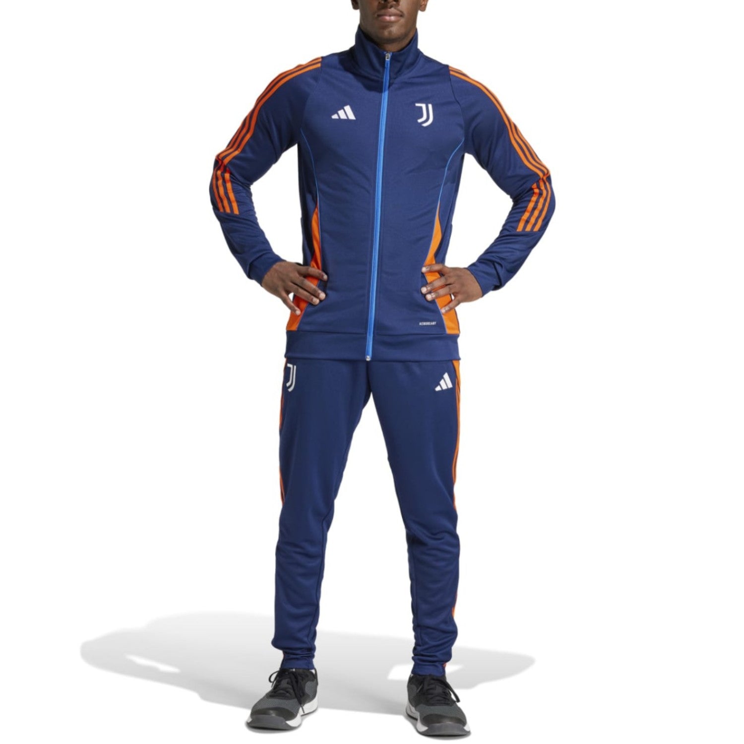 Juventus navy training bench Soccer tracksuit 2024/25 - Adidas