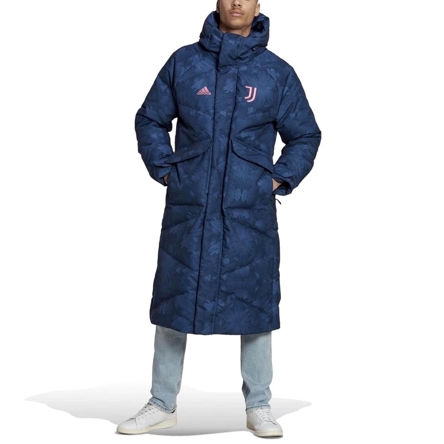 Juventus FC padded down long jacket 2023 Adidas