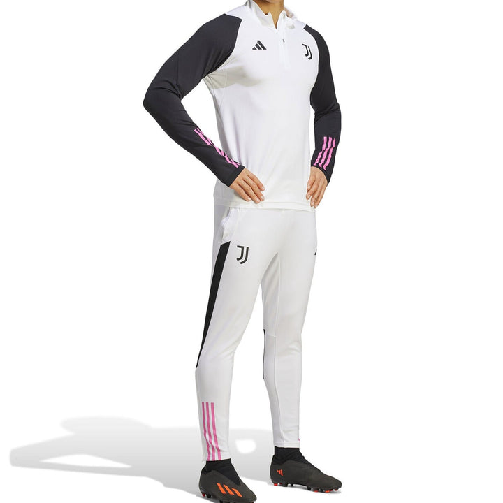 Juventus white training technical soccer tracksuit 2023/24 - Adidas