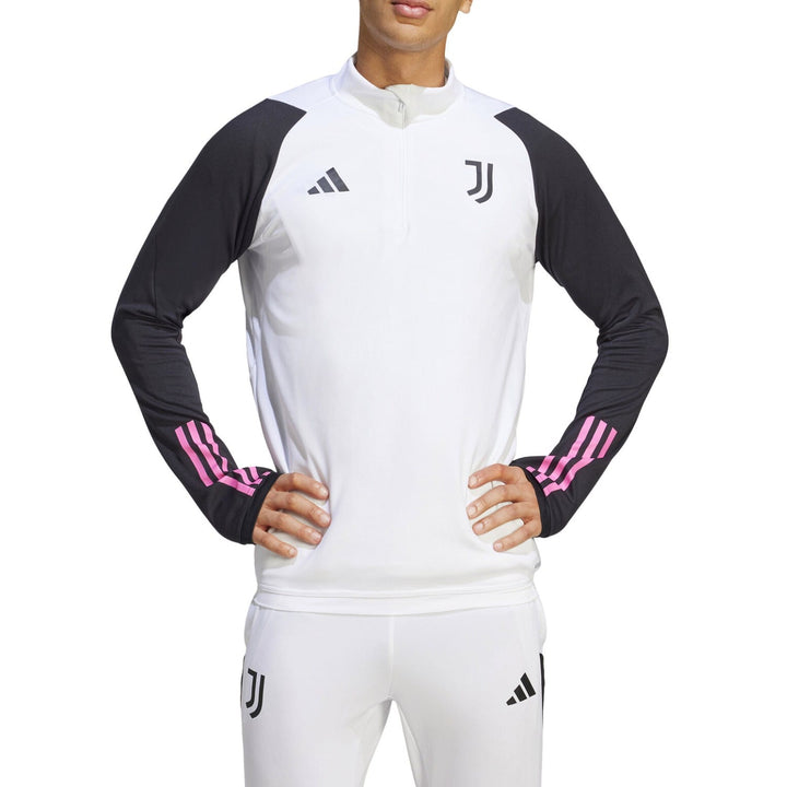 Juventus white training technical soccer tracksuit 2023/24 - Adidas