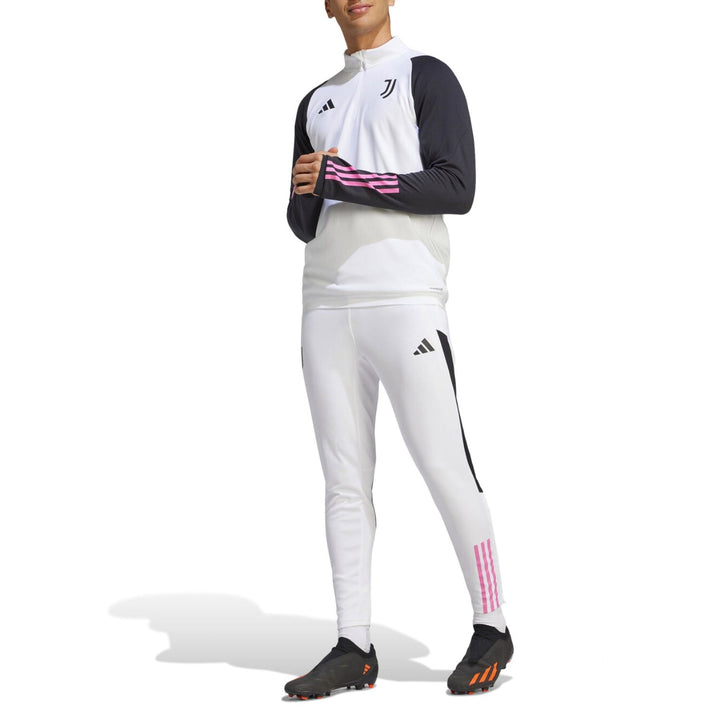 Juventus white training technical soccer tracksuit 2023/24 - Adidas