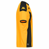 Kaizer Chiefs home jersey 2024 in bright yellow and black design for soccer fans