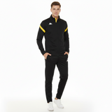 Dalcito premium Tracksuit Italian Slim-Fit Training/Casual Set - Black/Yellow - Kappa