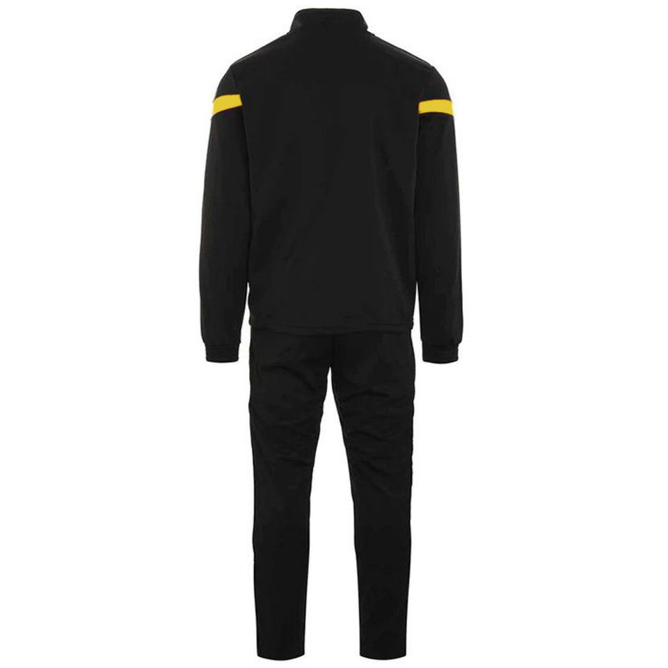 Dalcito premium Tracksuit Italian Slim-Fit Training/Casual Set - Black/Yellow - Kappa