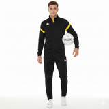 Dalcito premium Tracksuit Italian Slim-Fit Training/Casual Set - Black/Yellow - Kappa