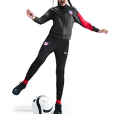Kids Atletico Madrid Nike tracksuit 2025 2026 in black and red with stylish design for young soccer fans