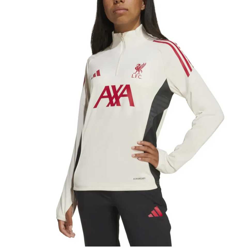 Kids Liverpool training tracksuit 2025 featuring a stylish design with AXA logo for young fans