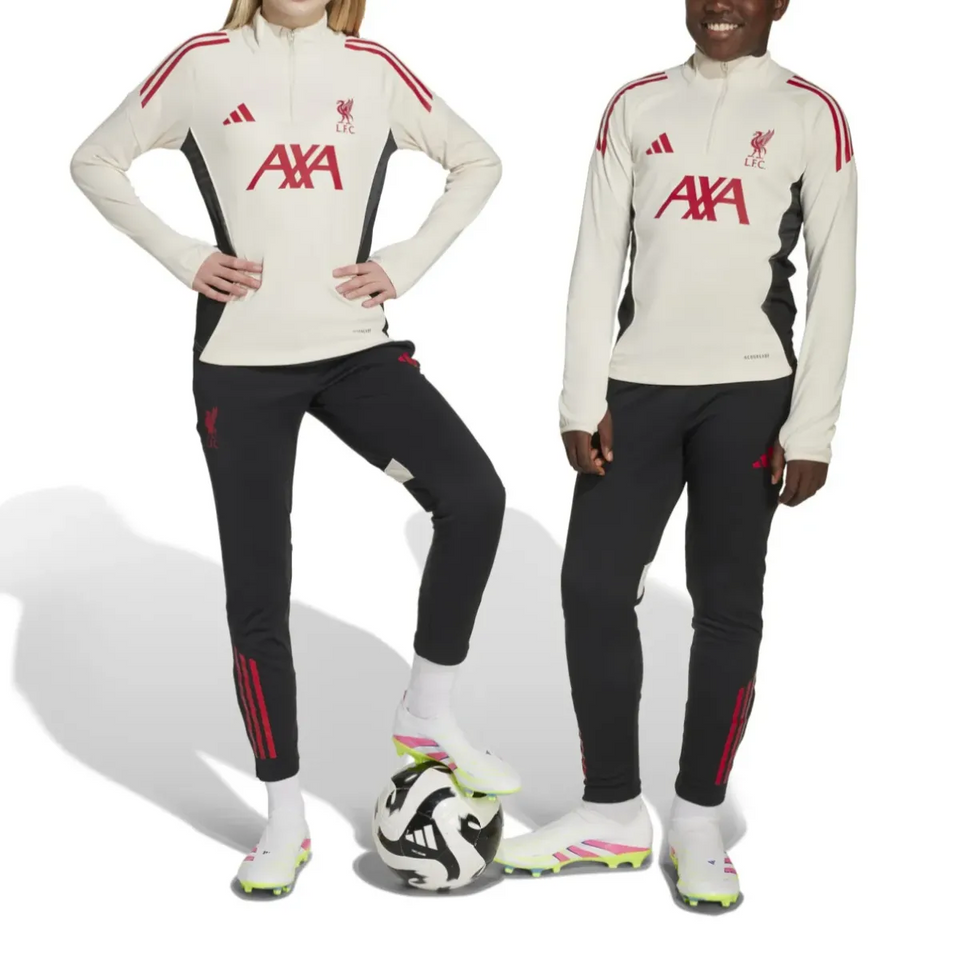 Kids Liverpool training tracksuit 2025 featuring a stylish design for young fans and athletes