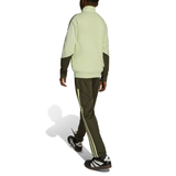 Kids Real Madrid tracksuit 2025 in light green and dark green featuring comfortable fit and stylish design