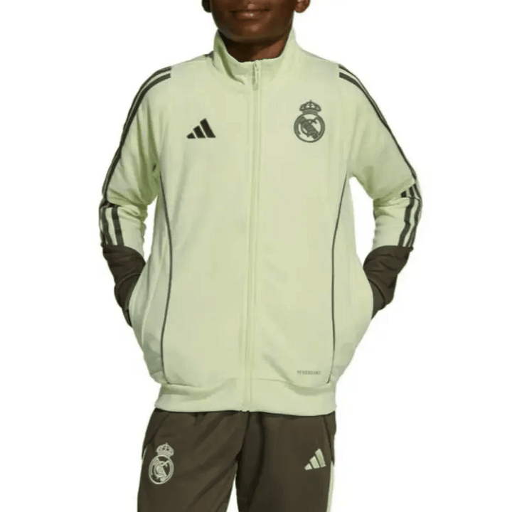 Kids - Real Madrid Training Presentation Bench Tracksuit 2025/26 - Adidas