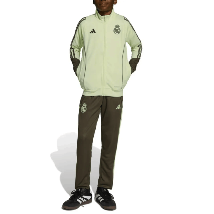 Kids - Real Madrid Training Presentation Bench Tracksuit 2025/26 - Adidas