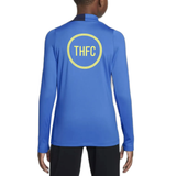 Kids Tottenham Hotspur UCL tracksuit 2025 featuring a blue design with THFC logo on the back