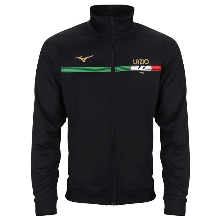 SS Lazio fanwear cotton presentation tracksuit 2023/24 black - Mizuno
