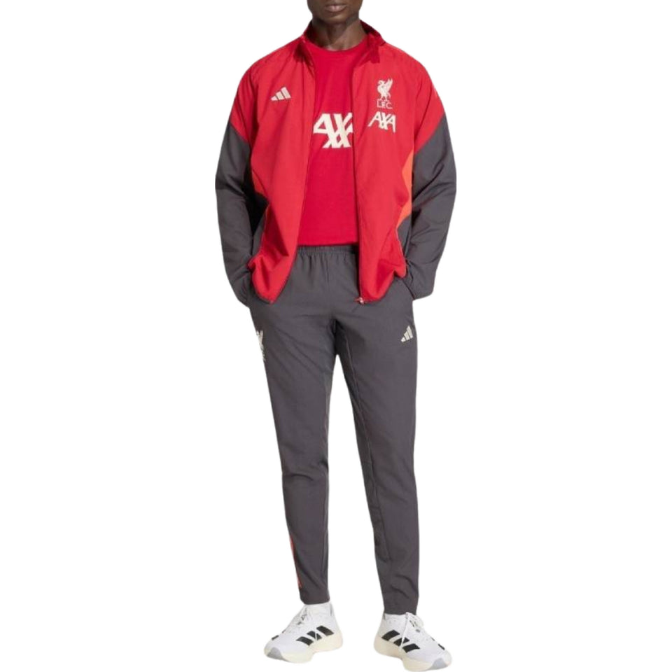 Liverpool FC red presentation Soccer tracksuit 2026 - Adidas