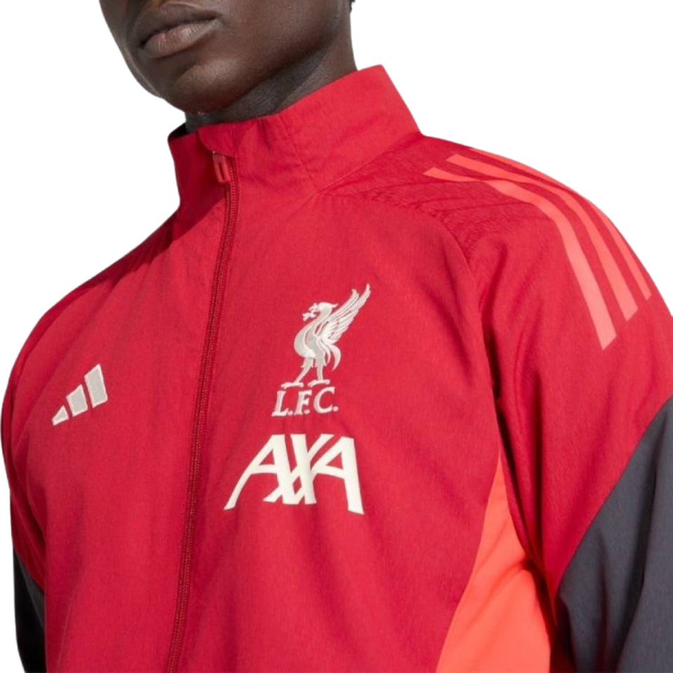 Liverpool FC red presentation Soccer tracksuit 2026 - Adidas